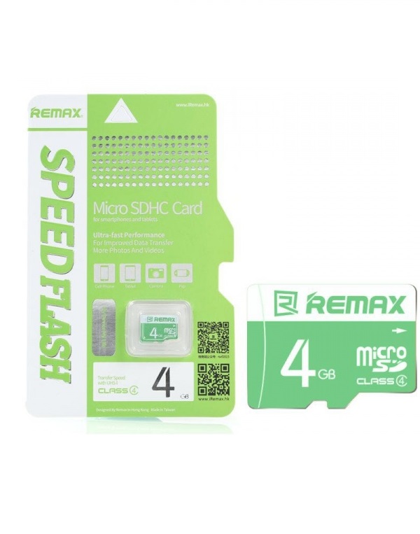 Карта памяти Remax Speedflash 4 gb