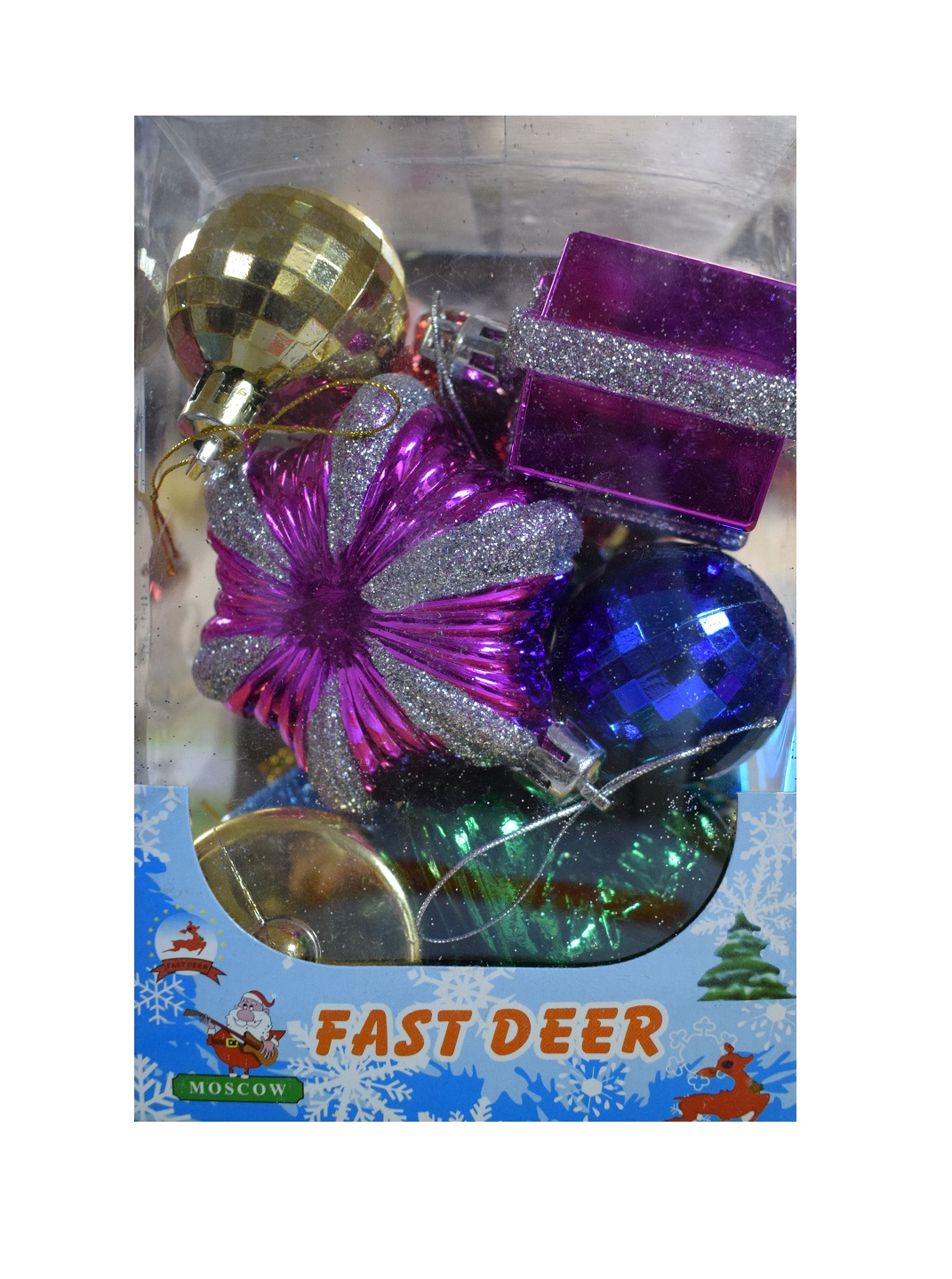 Набор новогодних игрушек Fast Deer