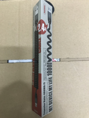 Кабель REMAX Radiance RC-117m USB - micro USB, черный