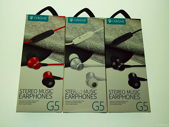 Наушники-вкладыши Celebrat G5 Red