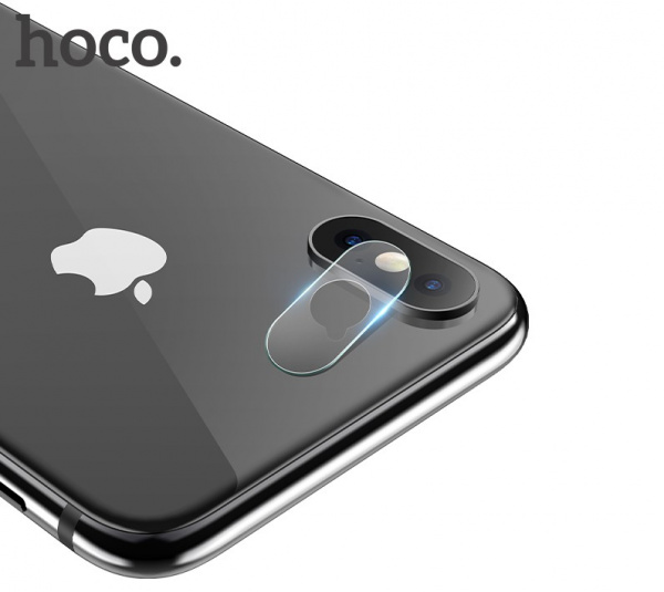 Защитная пленка HOCO V11 2PCS на объектив камеры для iPhone X/XS/XSmax прозрачный