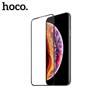 Защитное стекло HOCO A12 для iPhone XS max/11 Pro Max черный