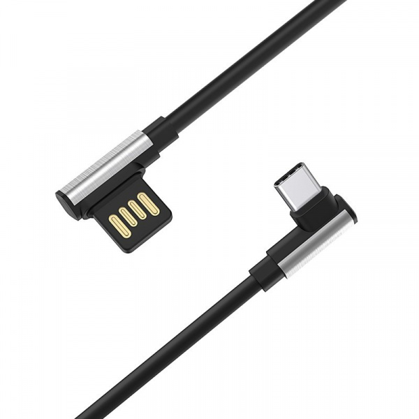 Кабель Borofone BU5, USB - USB Type-C, 1.2 м, черный