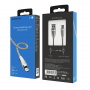 Кабель Borofone BU3 BlinkJet  USB - micro USB, 1.2 м серебристый