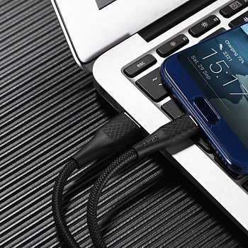 Кабель hoco X32 Excellent, USB - USB Type-C, 1 м, черный