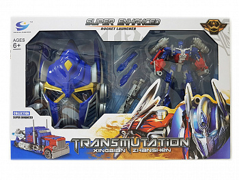Трансформер Оптимус Прайм и маска Transmutation Optimus Prime