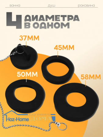 Универсальная пробка для слива