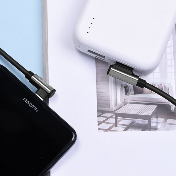 Кабель Borofone BU5, USB - USB Type-C, 1.2 м, черный