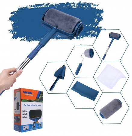 Малярные валики для покраски с резервуаром для краски Paint Roller Clever Paintbrush