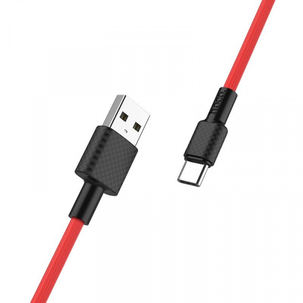 Кабель Hoco X29 Superior, USB - USB Type-C, 1 м, красный