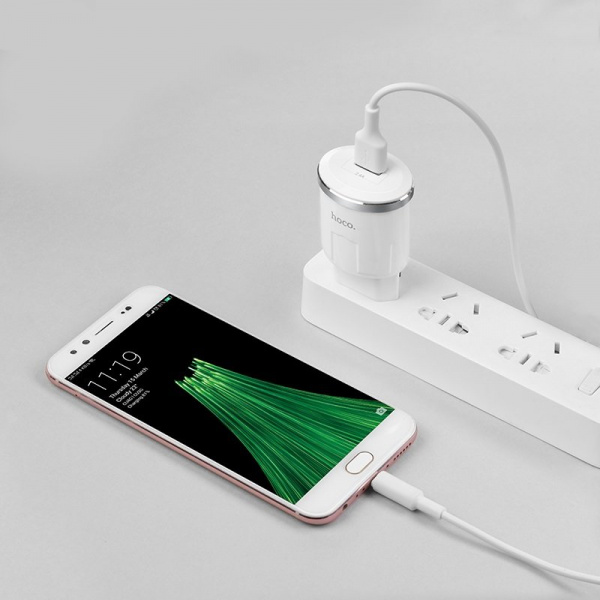 Комплект зарядки Micro USB Hoco C37A, 1 USB, 2.4А