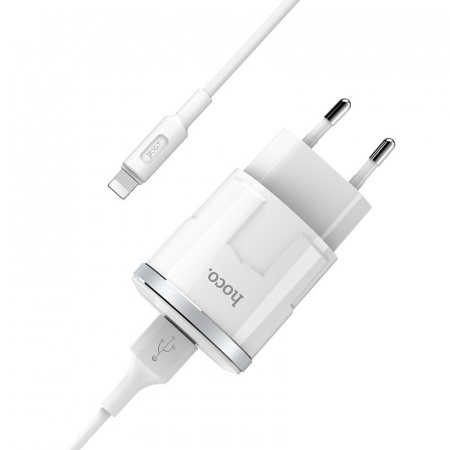 Комплект зарядки для Apple Hoco C37A, 1 USB, 2.4А