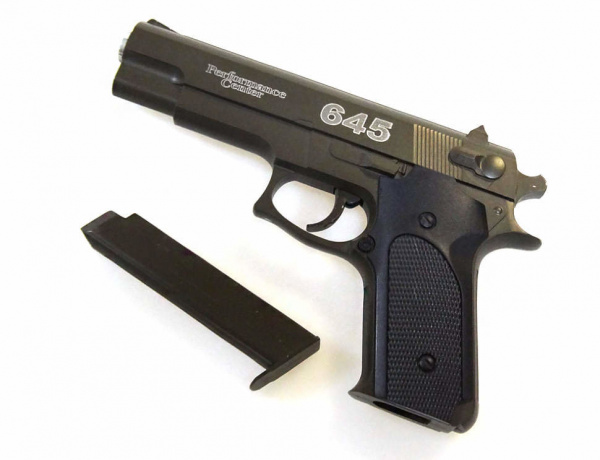 Металлический пистолет для страйкбола Air Soft Gun K6D