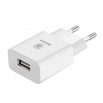Сетевое зарядное устройство Baseus CCALL-E2A02, 1 USB, 2.1А