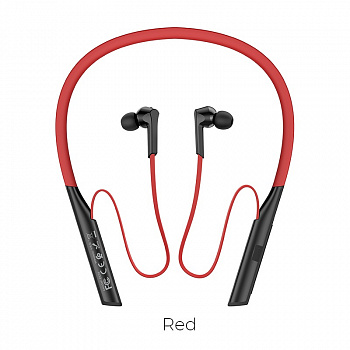 Беспроводные наушники HOCO ES33 Mirth, Bluetooth, 95 мАч, красный, Hands-free