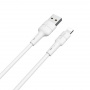 Кабель Borofone BX15 SoftJet, lightning, 1 м, белый