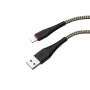 Кабель Borofone BX25 Powerful, lightning, 1 м, черный