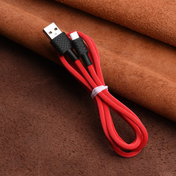 Кабель Hoco X29 Superior, USB - USB Type-C, 1 м, красный