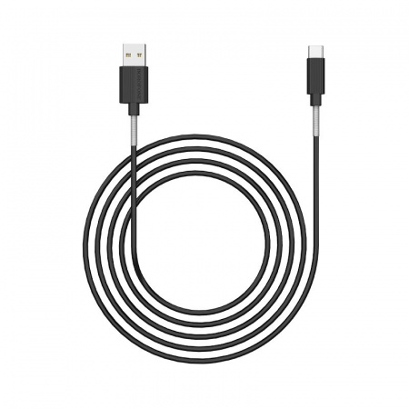 Кабель Borofone BX11 uJet, USB - USB Type-C, 1 м, черный