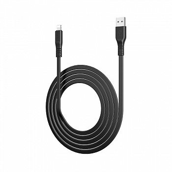 Кабель Borofone BX23, lightning, 1 м, черный