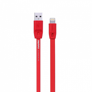 Кабель Remax Full Speed RC-001i, lightning, 1 м, красный