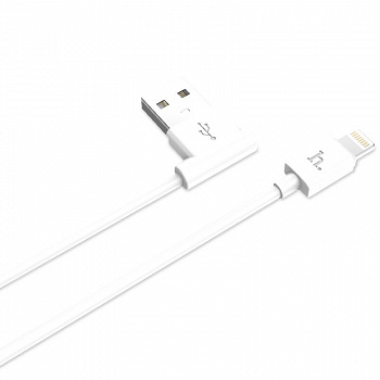 Кабель Hoco UPL11, lightning, 1.2 м, белый