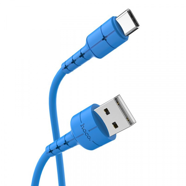 Кабель hoco X30, USB - USB Type-C, 1.2 м, синий