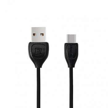 Кабель Remax Lesu RC-050a, USB - USB Type-C, 1 м, черный