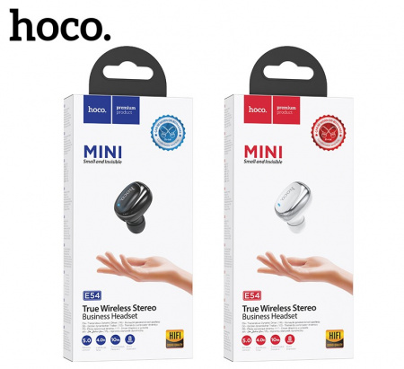 Беспроводные наушники HOCO E54 Mia mini, Bluetooth, 40 мАч, Черный