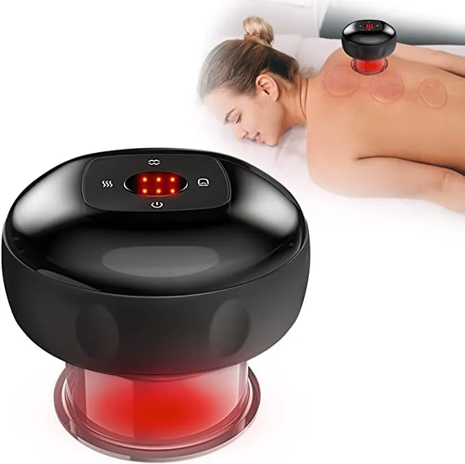 Вакуумный массажер электрический Банка Intellegent Breathing Cupping Massage Instrument
